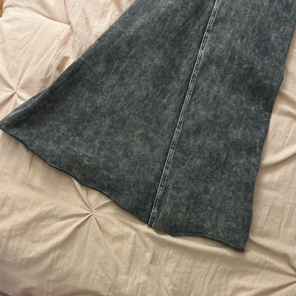 Hard Tail Forever Mineral Acid Wash Hippie Chick Flare Bell Bottom Leggings - Picture 10 of 12